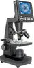 A digital microscope with a screen displaying a magnified image. Produktbild-Vorschau