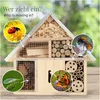NatureCrafts Insektenhotel – Wetterfestes Naturholzhaus für Produktbild-Vorschau 4