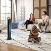HOMCOM Turmventilator, 50W Standventilator mit 3 Modi, Produktbild-Vorschau 9