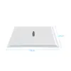 A square shower head with dimensions indicated. Anteprima dell’immagine prodotto