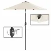 SONGMICS Sonnenschirm Ø210 cm UPF 50+ beidseitig um 30° Produktbild-Vorschau 5