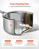 Pentola da 4 QT, pentola in acciaio inossidabile con Anteprima dell’immagine prodotto 3