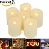 Collage of LED candles and festive scenes. Náhled obrázku produktu