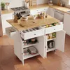 BEALIFE Mobilný kuchynský vozík s pracovnou doskou, rozmer Náhľad obrázku produktu 9