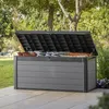 Keter Gartentruhe Cortina 570 L Grau Produktbild-Vorschau 4