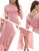 Abendkleid Damen Spitzen Gardenwed elegant lang 2XL Produktbild-Vorschau 4