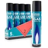TOM Feuerzeuggas 5er Set | 100ml inklusive | 5 Adapter | Produktbild-Vorschau 1