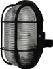 Unitec Wandlampe Ovalleuchte Schiffsarmatur Schwarz IP44 Produktbild-Vorschau 1