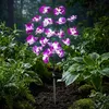 2x LED Solarleuchte, Orchidee, Erdspieß, Akku, H 75cm Produktbild-Vorschau 2