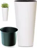 Kvetináč Prosperplast TUBUS SLIM biely lesk 30 cm Náhľad obrázku produktu 18