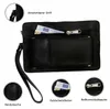 Leder Handgelenktasche Reise Handtasche kleine Produktbild-Vorschau 3