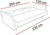 Couch plus zwei Sessel BOSTON Sofa mit Schlaffunktion Produktbild-Vorschau 10