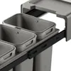 SVITA EM3x10 Einbaumülleimer 30L (3x10L) 3 Fächer mit Produktbild-Vorschau 3