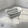 BigDean Faltbarer Korb mit Beinen und Abfluss. Multitalent Produktbild-Vorschau 2