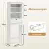 HOKEEPER Badschrank, Toilettenregal, Hochschrank, Produktbild-Vorschau 4