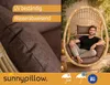 sunnypillow Hängesessel Kissen - Auflage für Rattan & Produktbild-Vorschau 3