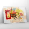 Bild auf Leinwand - Leinwandbild - London Bus - 105x70cm - Produktbild-Vorschau 4