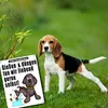 Gießen und düngen - Kein Hundeklo Schild in weiß Produktbild-Vorschau 5