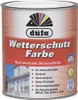 Düfa Premium Wetterschutzfarbe SCHOKOBRAUN 750 ml Holzfarbe Produktbild-Vorschau 4