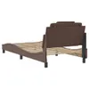 Bettgestell "Viana" mit LED ohne Matratze Braun 100x200 cm Produktbild-Vorschau 7