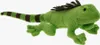 A plush toy iguana is shown against a white background. Produktbild-Vorschau