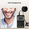 Retekess V112 Radio, mini radio con cuffie, a batteria, FM Anteprima dell’immagine prodotto 8