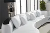 Leder Sofa Ecksofa Wohnlandschaft Rund Couch Sitz Polster Produktbild-Vorschau 5