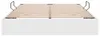 vidaXL Ottoman Bettgestell Reinweiß 140 x 200 cm Kunstleder Produktbild-Vorschau 7
