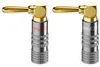 deleyCON Bananenstecker Set 90° gewinkelt, vergoldet, Produktbild-Vorschau 2