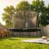 Premium-Trampolin mit Sicherheitsnetz – rechteckig – 213 x Produktbild-Vorschau 4