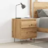 vidaXL Nachttisch Artisan-Eiche 40x35x50 cm Holzwerkstoff Produktbild-Vorschau 3
