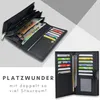 Frentree Portfel damski skórzany z ochroną RFID czerwony Podgląd zdjęcia produktu 4