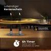 Stabkerzen LED mit Timer SCHWARZ 4 Stück indoor 6 Stunden - Produktbild-Vorschau 2