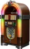 A vintage-style jukebox with colorful lights. Podgląd zdjęcia produktu
