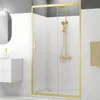 Porte de douche Coulissante 120x200cm - Profilés Or Doré Voir les images du produit 2