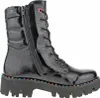 A black patent leather lace-up boot with a chunky sole. Anteprima dell’immagine prodotto