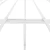 vidaXL Bettgestell Metall Weiß 120x190 cm -  Betten & Produktbild-Vorschau 8