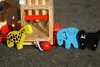 Bino Drewniany pociąg ze zwierzętami z zoo Podgląd zdjęcia produktu 13