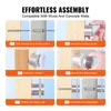 A step-by-step visual guide showing how to install glass clamps. Podgląd zdjęcia produktu