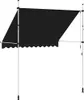 vidaXL Tenda da sole retrattile a comando manuale 250 cm Anteprima dell’immagine prodotto 4