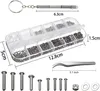 1100-teiliges Brillenreparaturset, Schraubenset zur Produktbild-Vorschau 2