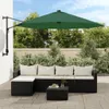 vidaXL Housse de rechange pour parasol vert 300 cm Voir les images du produit 12