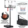 Yaheetech Basketballkorb Outdoor höhenverstellbar 228-303 Produktbild-Vorschau 7