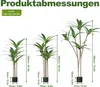 XMTECH Dracaena Fragrans artificiel 180 cm Grande plante Voir les images du produit 2