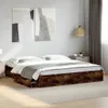 Möbel Bettgestell mit Schubladen Räuchereiche 180x200cm Produktbild-Vorschau 3