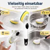 Spülbürste mit Seifenspender & 5 Ersatzschwämmen, Produktbild-Vorschau 3