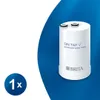 A Brita On Tap V water filter is shown against a white and blue background. Produktbild-Vorschau