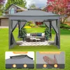 Pavillon 3,6 x 3,6 m, pavillon pliable, chapiteau, tente de Voir les images du produit 8