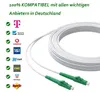 Elfcam - LWL-Kabel LC/APC zu LC/APC - 15m (Weiß), Simplex Produktbild-Vorschau 6