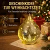 LED Deko-Tropfen 15 cm Frosty-Gold mit Timer 6h/18h Produktbild-Vorschau 6